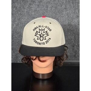 Adidas‎ NBA All Star Toronto 2016 Snapback Cap Hat Mens Cream Black Basketball